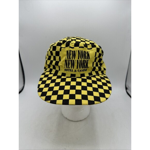 Other - Baseball Cap New York Casino Las Vegas Taxi Cab Snapback Vintage Checkered